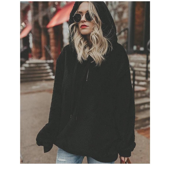 ORABELLA Black Fleece Hoodie - Picture 4 of 7